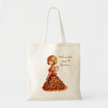 menininha fofa, With my littlewings I'll fly aw... Bolsas