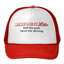 Mennonite Lite Funny Hat Humour