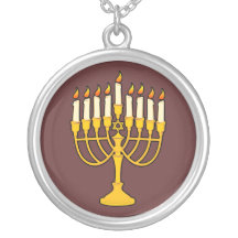 Menorah Necklace