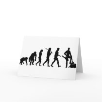 Mens and womens Lumberjack forestry work Greeting Card