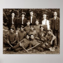 Mens Baseball Team, circa 1900 posters