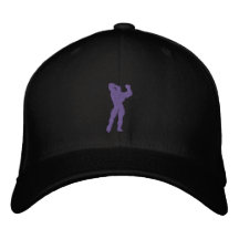Mens Bodybuilding Pose Embroidered Hats