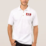 Mens' Canada Flag Polo Shirt Canada Golf Shirt