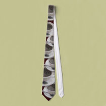 Men's Coffee Lovers Art Tie--Unique Artsy Design ties