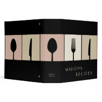 Mens dern Cooking Recipe Book Binder