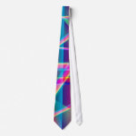 MEN'S FASHION TIES - NEON BEAMS DESIGN - FASHION