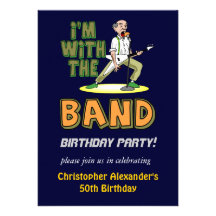 Mens Funny Birthday Party Invitations
