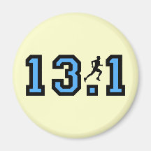 Mens half marathon magnet