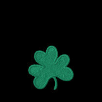 Mens T Shirt-Shamrock Embroidered embroidered shirts