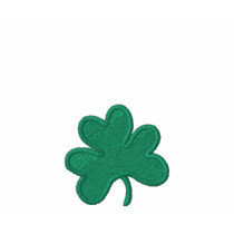 Mens T Shirt-Shamrock Embroidered