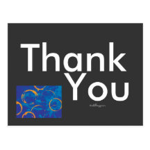 Men's Thank You Postcards