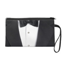 Mens Tuxedo Case Cover Wristlet Clutches