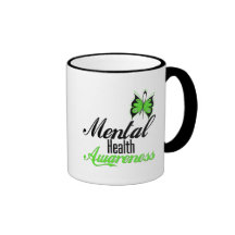 Mental Health Awareness Butterfly Coffee Mugs