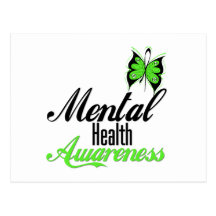 Mental Health Awareness Butterfly Post Cards
