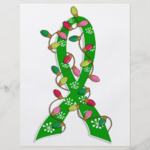 Mental Health Awareness Christmas Lights Ribbon Custom Flyer