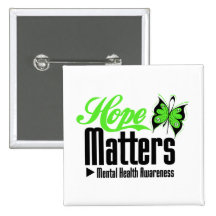 Mental Health Awareness Hope Matters Pin