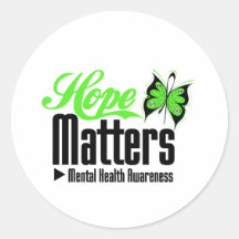 Mental Health Awareness Hope Matters Sticker