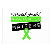 Mental Health Awareness Matters Postcards