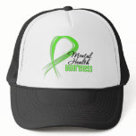 Mental Health Awareness Ribbon Trucker Hat