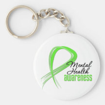 Mental Health Awareness Ribbon Key Chain