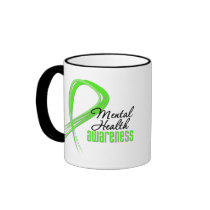 Mental Health Awareness Ribbon Mug