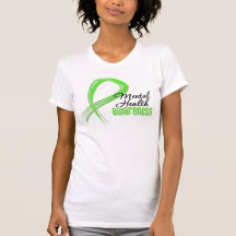 Mental Health Awareness Ribbon Tee Shirts