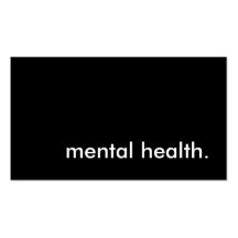 mental health. business card templates