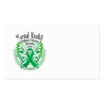 Mental Health Butterfly 3 Business Cards