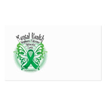 Mental Health Butterfly 3 Business Cards