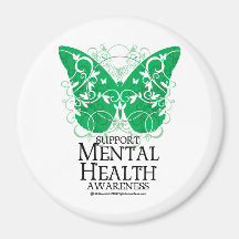 Mental Health Butterfly Fridge Magnets