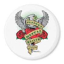 Mental Health Dagger Refrigerator Magnets