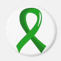 Mental Health Green Ribbon 3 Magnets
