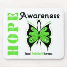 Mental Health Hope Awareness Mousepads