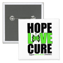 Mental Health - Hope Love Cure Button