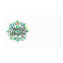 Mental Health Lotus business cards