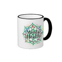Mental Health Lotus Coffee Mugs