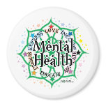 Mental Health Lotus Magnets