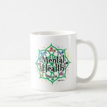 Mental Health Lotus Mug