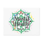 Mental Health Lotus Post Card