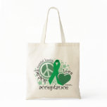 Mental Health Peace Love Acceptance Bags