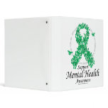Mental Health Ribbon of Butterflies Vinyl Binders