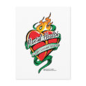 Mental Health Tattoo Heart postcards