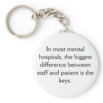 Mental Hospital Keychain