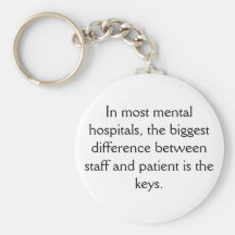 Mental Hospital Keychain