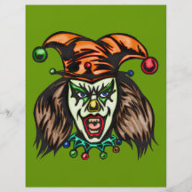 Mentally Unstable Evil Clown Custom Flyer