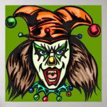 Mentally Unstable Evil Clown Posters