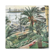 Mentone by Lovis Corinth Refrigerator Magnet