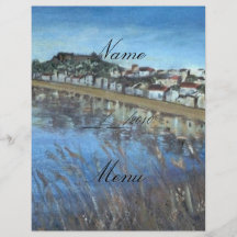 menu custom flyer