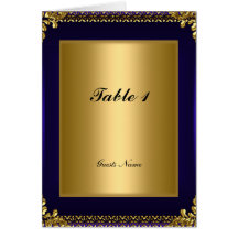 Menu de carte de placement d'or et de Tableau de b