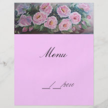 menu flyers